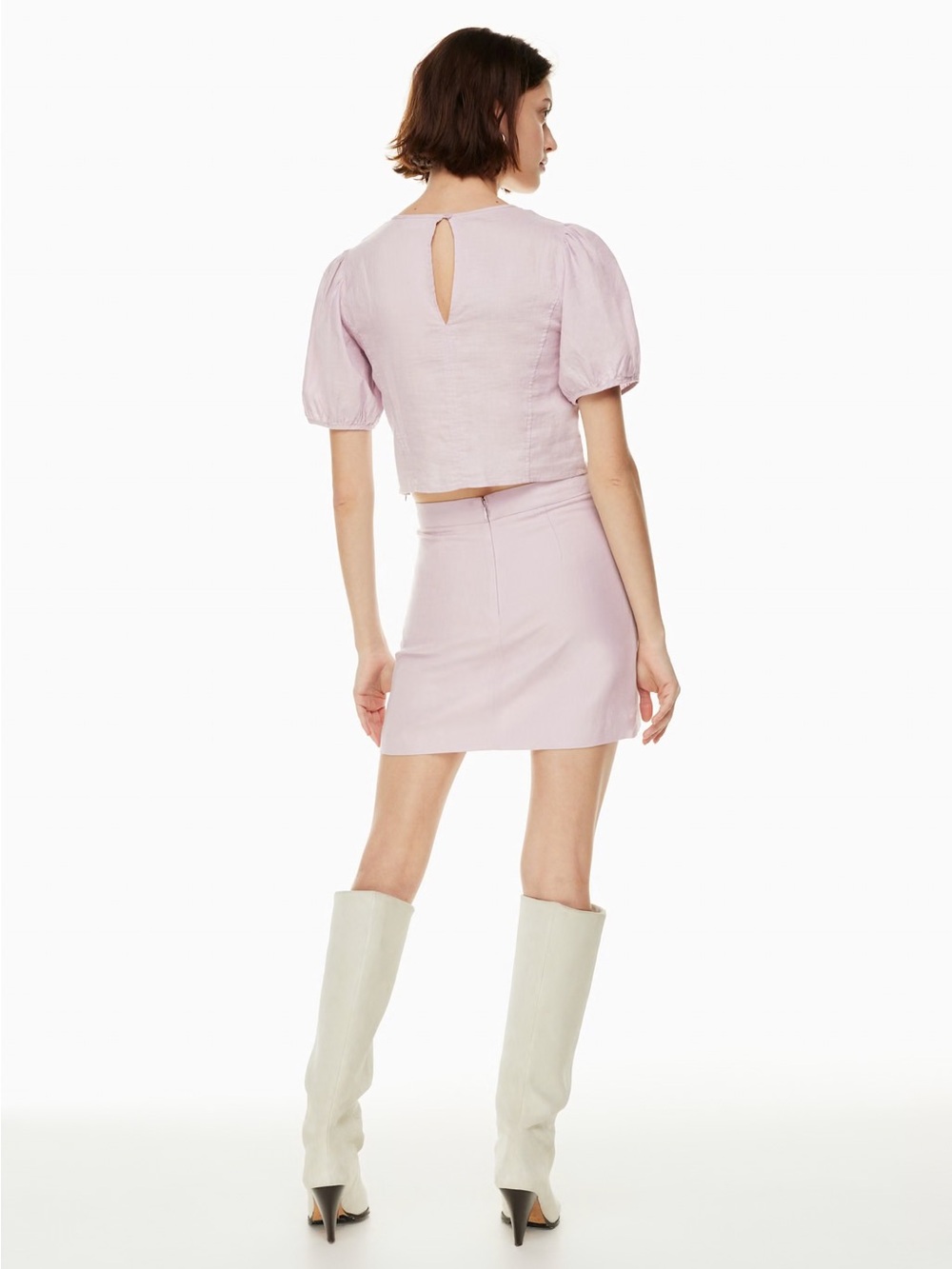 Aritzia PATIO LINEN TECEL MINI
SKIRT Size 2 - Picture 14 of 16